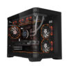 Sistem PC Gaming 1stPlayer® cu AMD Ryzen™ 7 7700 5.3 GHz, 32Mb cache, 32 GB DDR5, SSD 1 TB M.2, video GeForce® RTX™ 5060 8 GB GDDR7 DLSS4, liquid cooling, WiFi, 77UV6B6W, Windows 11 Pro