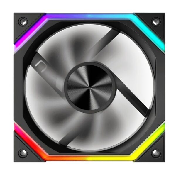 Ventilator 1stPlayer® aRGB FH7R-BK reverse, control turatie, 120x120x25 mm silent, rulment hydraulic, 3pin(ARGB)+4PIN(PWM), negru