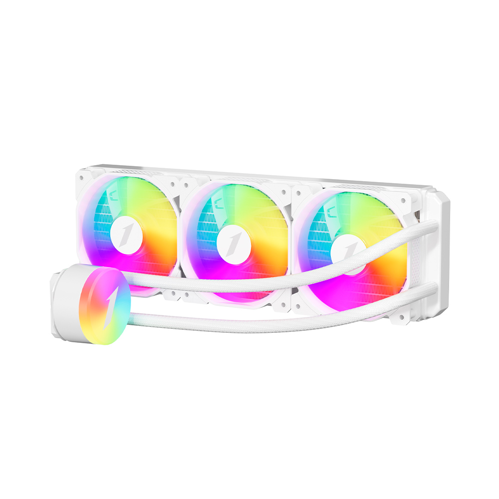 Cooler Procesor 1stPlayer® Thunderstorm TS2 360 wh, aRGB, compatibil AMD/Intel, alb - imagine 3