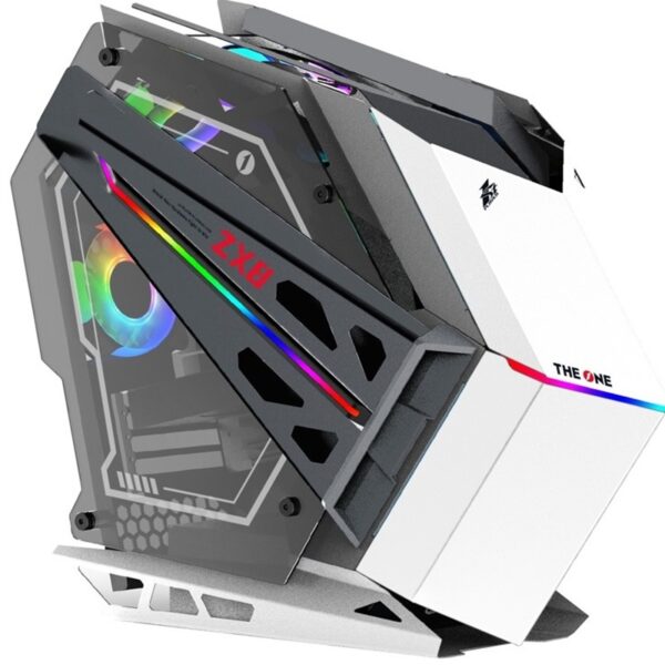 Sistem PC Gaming 1stPlayer® cu AMD Ryzen™ 7 7700 5.3 GHz, 32Mb cache, 32 GB DDR5, SSD 1 TB M.2, video GeForce® RTX™ 5060 8 GB GDDR7 DLSS4, liquid cooling, WiFi, 77ZX86W, Windows 11 Pro
