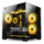 Sistem PC Gaming 1stPlayer® cu AMD Ryzen™ 7 7700 5.3 GHz, 32Mb cache, 32 GB DDR5, SSD 1 TB M.2, video GeForce® RTX™ 5060 8 GB GDDR7 DLSS4, liquid cooling, WiFi, 77BV5B6W, Windows 11 Pro